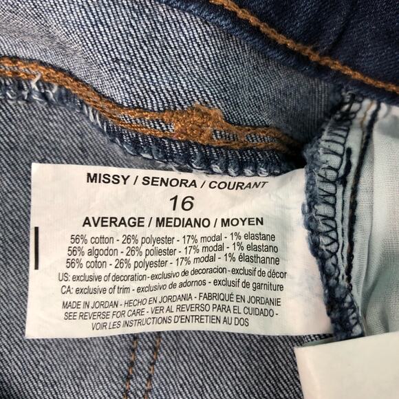 Gloria Vanderbilt Women’s Blue Jeans Size 16 - Picture 7 of 7